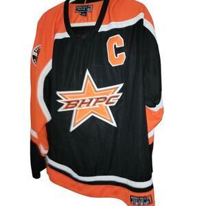 BEVERLY HILLS POLO CLUB VINTAGE EUC MENS SZ LRG HOCKEY JERSEY SHIRT Y2K